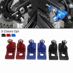 Bloques de ajuste de cadena negra Swingarm Spools Slider para <span class=keywords><strong>Yamaha</strong></span> FJ09 Tracer <span class=keywords><strong>900</strong></span> GT - Product Image 1