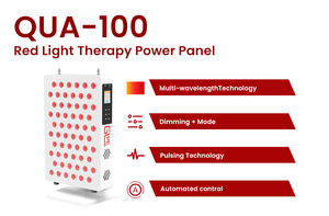 GPLE 热销 660nm 850nm 双波长红光治疗面板手持式便携式红外 LED 治疗仪家用 - Product Image 5