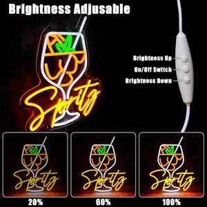 Letrero LED de Neón para Decoración de Pared, <span class=keywords><strong>Aperitivo</strong></span>, <span class=keywords><strong>Bar</strong></span>, Casa, Pub, Club, Tienda, Cueva del Hombre, Fiesta - Product Image 3