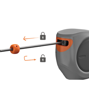 Enrouleur de tuyau d'arrosage <span class=keywords><strong>automatique</strong></span> rétractable Naiboen, enrouleur en métal, tuyau d'arrosage de jardin, enrouleurs de tuyau d'eau industriels pour jardin - Product Image 3