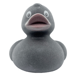 Đống phủ cao su vịt quảng cáo biểu tượng tùy chỉnh <span class=keywords><strong>Ducky</strong></span> tắm đồ chơi 8cm các loại màu xanh duckie Float Squeaky Đen badeente - Product Image 6