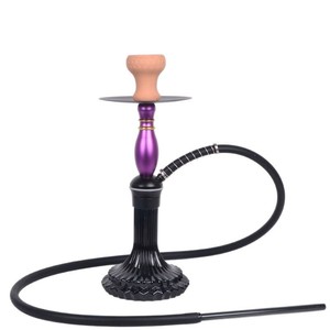 Nueva caja de regalo de cachimba árabe portátil de laca de acero inoxidable de lujo con Cachimba de humo grande - Product Image 1