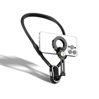 Support de téléphone magnétique pour enregistrement vidéo, collier de cou Kenke, support de téléphone à suspendre au cou