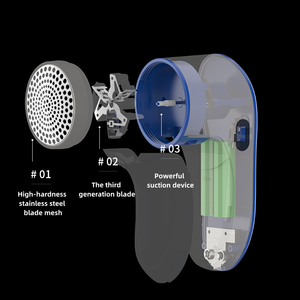 Afeitadora de Tela Recargable UBS al por Mayor con 6 Cuchillas, Removedor de Bolitas para Ropa, Suéteres, Ropa de Cama, Pantalones, Recortadora de Bolitas - Product Image 2