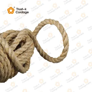 12mm sisal rope 3 strands natural sisal(manila ) rope in hot sale made in China