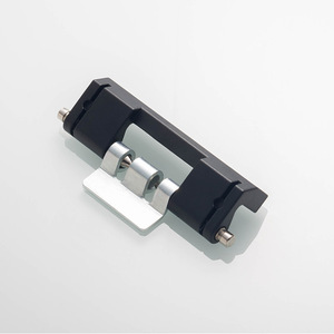 Charnière de porte en alliage de zinc Yishenghua Hengzhu HL011, charnière noire pour armoire électrique industrielle, design moderne et simple - Product Image 1