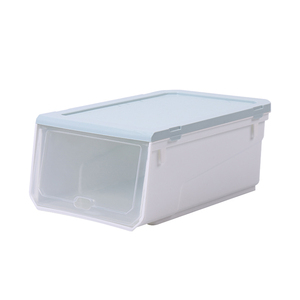Stackable ngăn kéo nhựa Giày thả phía trước <span class=keywords><strong>container</strong></span> trong suốt hộp giày Lady tủ quần áo kệ - Product Image 3