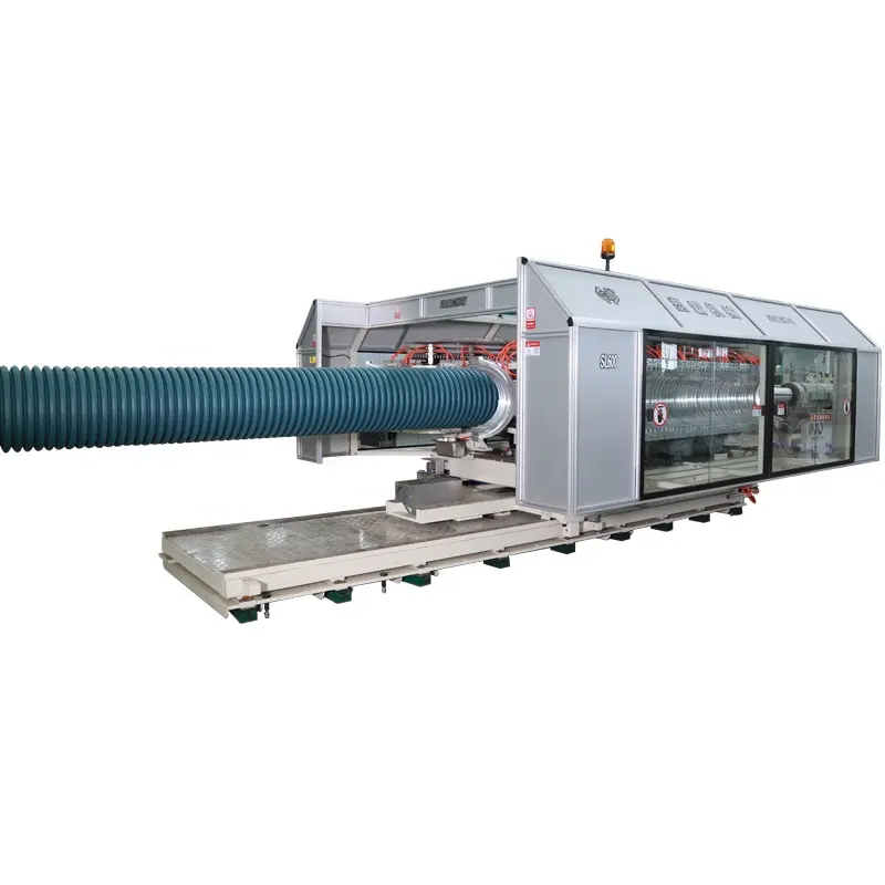 Suba Machinery plastic drain pipe DWC pipe processing machine SL600 line for OD 90mm to OD 600mm