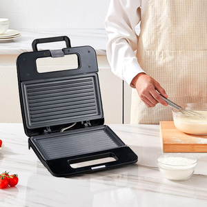 בית במגמה חמה למכור עיצוב מיוחד פופולרי נייד מיני שאינו מקל 2 פרוסים להכנת סנדוויצ 'ים - Product Image 5