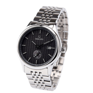 Reloj <span class=keywords><strong>Omax</strong></span> de Cuarzo con Movimiento Japonés, Esfera Negra y Correa de Acero Inoxidable - Product Image 4