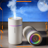 Mini humidificateur ultrasonique de bureau USB en plastique, batterie, lumière d'ambiance Mission Mars, diffuseur d'arômes électrique pour la maison