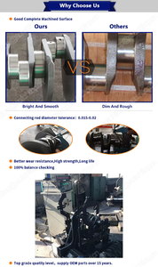 เพลาข้อเหวี่ยงแบบ Billet สำหรับรถแข่ง สำหรับ Porsche 912 914 สำหรับ VW VR6 MK3 2.8L 2.9L <span class=keywords><strong>Golf</strong></span> สำหรับ AUDI V10 Quattro 5.2L ระยะชัก 90.3 95.5 มม. - Product Image 6