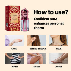 Aceite perfumado de Oriente Medio, fragancia de alta concentración, fórmula sin alcohol, fragancia duradera, aroma rico - Product Image 3