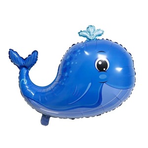 Blue Color Aluminum Foil Sea Animal <strong>Balloons</strong> Ocean Birthday Party Decoration <strong>Shark</strong> Foil <strong>Balloons</strong> - Product Image 3
