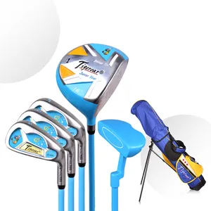 Conjunto conjunto completo de clubes de golfe, conjunto infantil de 460cc para prática infantil