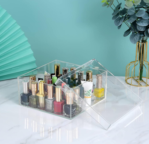 Bán buôn tùy chỉnh rõ ràng Acrylic box với nắp chống bụi lưu trữ hiển thị Organizer - Product Image 4