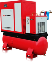 Compresseur d'air industriel à vis rotatif 200 psi 14 bars avec sécheur 500 400l Laser 15 bars