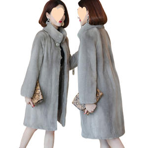 Faux vison veste femmes <span class=keywords><strong>mi</strong></span>-longueur manteau automne hiver nouveau Design - Product Image 1