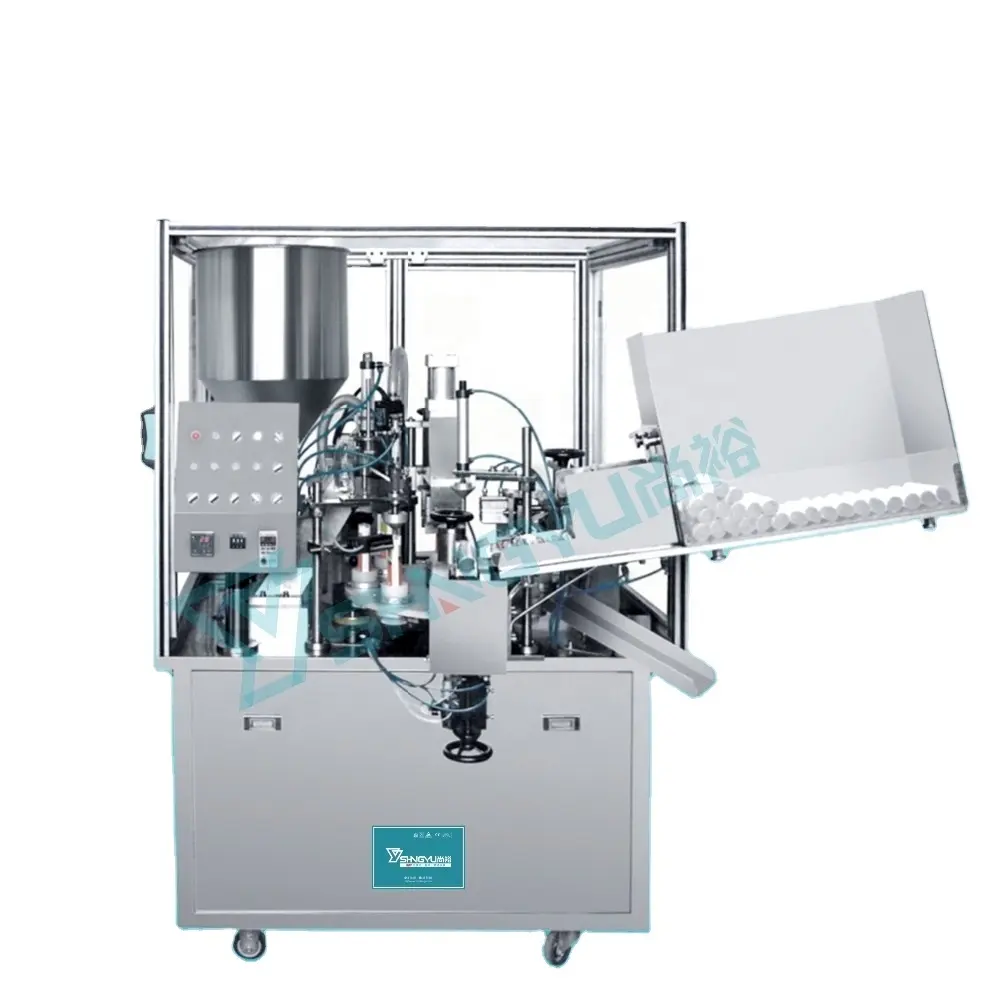 Low price automatic laminated tube machine/toothpaste tube filling sealing machine/cosmetic cream tube filling machine