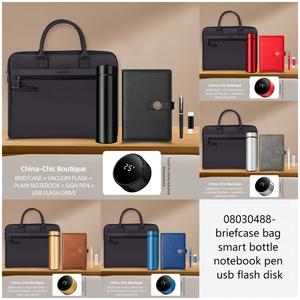 Maletín ejecutivo de lujo para hombre, logotipo personalizado, bolsa de negocios de oficina, novedad, conjunto de regalo para el personal, oferta navideña para <span class=keywords><strong>empleados</strong></span> del Día del Padre - Product Image 2