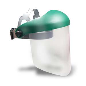 Schermo in policarbonato A20 con visiera blu - Product Image 1