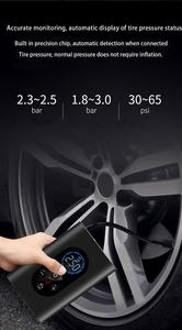 Draagbare Draadloze Oplaadbare Band Pomp Led Noodverlichting Digitale Lcd-Display 150psi Kleine Draadloze Oplader Functie - Product Image 2