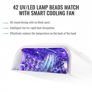 Lampu UV LED Hybrid 108w Baru 2026 untuk Nail Art, Pengering Kuku Cepat, Dapat Diisi Ulang, untuk <span class=keywords><strong>Salon</strong></span> Kecantikan - Product Image 4