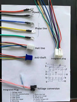 Contrôleur de moteur haute puissance w 48V 60V BLDC, hub, pour véhicule électrique