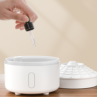 Diffuseur d'arômes ultrasonique en forme de maison, écologique, en plastique, 180 ml, avec prise USB/Type-C, lumière LED changeante de couleur, pour hôtel, vente en gros