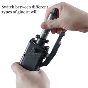 Pistolet à colle électrique intelligent personnalisé LY-TBK-006 avec écran LCD, sans goutte de colle, <span class=keywords><strong>aspiration</strong></span> pour collage de cadre, nouveau - Product Image 4