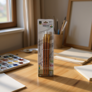 Paint Brush Set 24Pcs Wooden Handle Art Supplies For Painting - Product Image 2