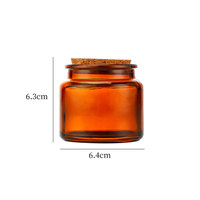 Großhandel neue Zylinder 3oz 7oz Mini Braun glas Kerzen glas klar grün leer Glas für Kerze