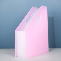 Caja de Archivo Telescópica de Acordeón A4 de PP, Organizador de Escritorio Multicapa de Gran Capacidad con Impresión UV para Almacenamiento de Pruebas Escolares
