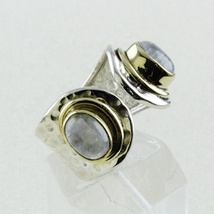 แหวนมูนสโตนที่สวยงามขายส่ง925เครื่องประดับสำหรับปาร์ตี้คลาสสิกเงินสเตอร์ลิงสำหรับงานแต่งงาน - Product Image 2