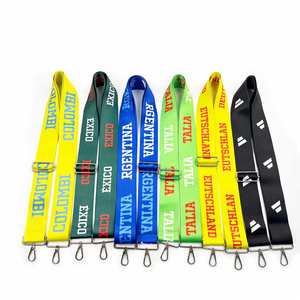 2025 Popular Custom Color 38mm Wide Shoulder Strap for Bags Accessory With Metal Hook and Adjustable Buckle - Product Image 1