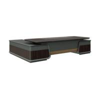 Siège de bureau moderne haut de gamme en bois, simple et confortable, pour directeur, manager, PDG, patron, style bois massif, idéal pour villa