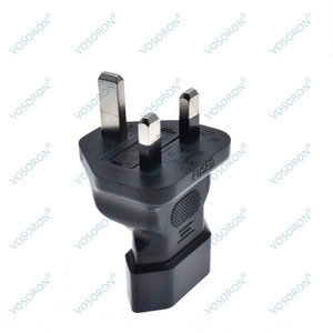 محول من قابس المملكة المتحدة إلى قابس الاتحاد الأوروبي، من مقبس بريطاني ثلاثي الأطراف BS1363 إلى مقبس أوروبي CEE7/16، <span class=keywords><strong>3</strong></span> أمبير 250 فولت، محول سفر من المملكة المتحدة إلى أوروبا YL-6022 - Product Image 4