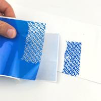Étiquette anti-déchirure VOID Autocollant de sceau anti-contrefaçon inviolable Découverte du mot gauche anti-contrefaçon Étiquette d'étanchéité