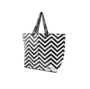 Tái sử dụng không thấm nước biểu tượng tùy chỉnh nhiều lớp in ấn <span class=keywords><strong>PP</strong></span> dệt Túi mua sắm - Product Image 6