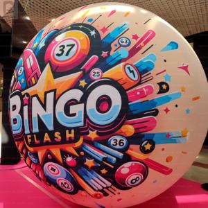 Balle de <span class=keywords><strong>Bingo</strong></span> Géante Gonflable avec LED Lumineuses – Modèle de Balle Numérotée Gonflable pour Promotion d'Événements/Jeux/Casinos/Fêtes - Product Image 1
