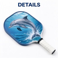 Raquette de pickleball professionnelle en fibre de verre 14 mm 16 mm, surface texturée haute performance, fabricant en gros