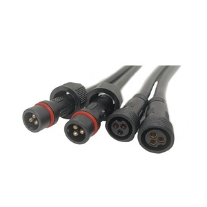 1 cặp M12 IP65 không thấm nước 3 pin cáp đồng Nam Nữ adapter cắm với 22AWG 15cm chiều dài cho dải <span class=keywords><strong>LED</strong></span> - Product Image 3