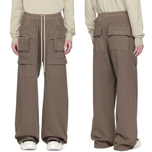 Pantalones Deportivos de Moda para Hombre, Cintura Elástica con Cordón, 100% Algodón, Paneles Acolchados, Estilo Cargo - Product Image 6