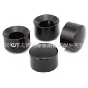 Tapas de tornillos de culata de motocicleta Moshark, aluminio CNC, negro y plateado, para Harley Davidson Softail Dyna Fat Boy - Product Image 3