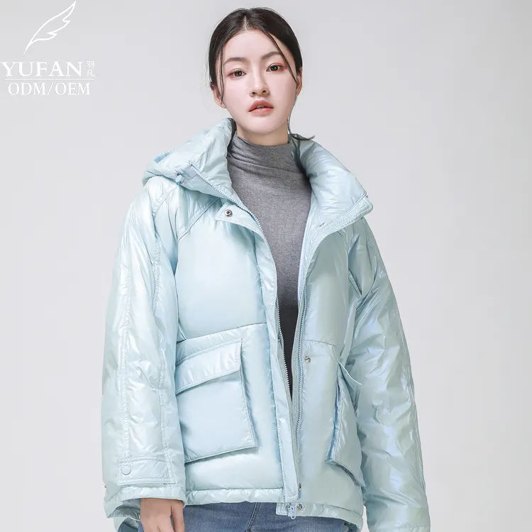 Abrigos de plumón de pato para mujer, Parka gruesa y cálida con forro polar, chaqueta de invierno con capucha para exteriores