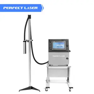 Perfect Laser Automatic Industrial für Etiketten Nylon ABS PVC Kunststoff Datum auf Beutel Flasche Paket Tinten strahl drucker Druckmaschine