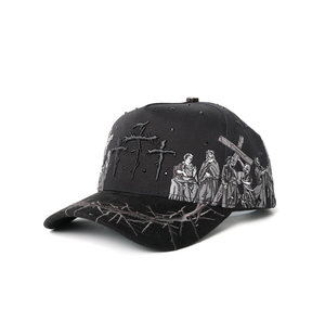 Spedizione Rapida Cappelli da Baseball in Suede a 5 Pannelli Originali Beard Chrome Gorras G5 Beard Hats Rude Awakening per tutti i nostri Haters - Product Image 3