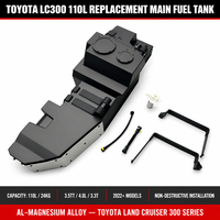 Upgrade Kapasitas Tangki Bahan Bakar Tambahan untuk Toyota LC300 Land Cruiser Seri 300 Platform GA-F Tangki Bahan Bakar Bantu Ekspedisi Off Road