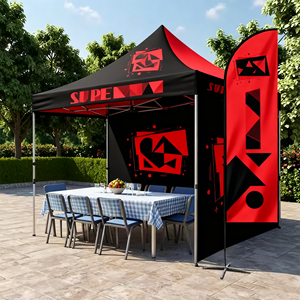 Ánh nắng mặt trời Tùy Chỉnh sự kiện thực phẩm bán hàng tự động khuyến mãi 10x10 Popup không thấm nước tán thương mại hiển thị bãi biển Lều gazebo ngoài trời bên lều - Product Image 3