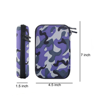 Étui de chargement EVA avec pochette de rangement personnalisée à fermeture éclair, boîte de protection pour batteries externes et accessoires mobiles